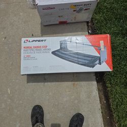 RV Trailer Folding Step