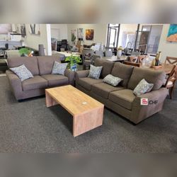 2 Pc livingroom sofa and loveseat set 85" × 36"× 36" H