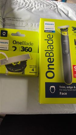 Philips Norelco OneBlade 360 Face Trimmer Bundle