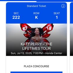 Katy perry concert tickets