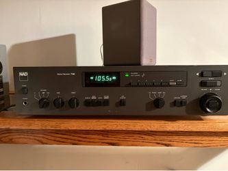 NAD 7140 Stereo Receiver Powers On Audio Output Tested Vintage Hi-Fi