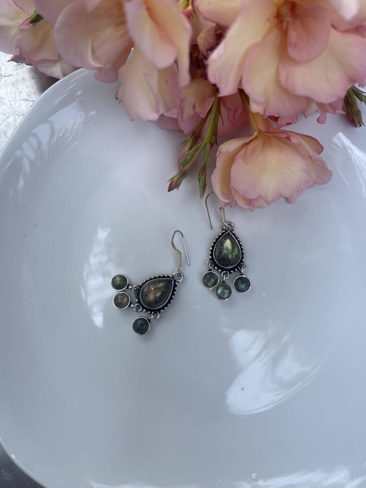 Labradorite Dangle Earrings