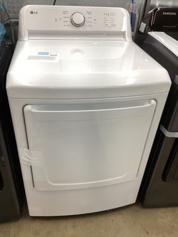 LG 7.3 cu.ft. Vented Electric Dryer with Sensor Dry New Scratch and Dent
