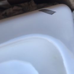 Kohler 2895-4-0  Cast Iron Bathroom Sink-Damaged