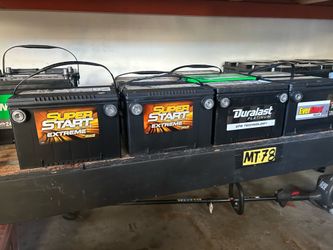 New and rebuilt and used car Batterys