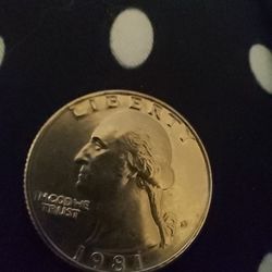 Collectible 1981D UNCIRCULATED Coin Quarter,  Collectible Coin.