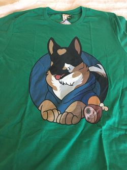 German Shepherd with ham bone T-shirt