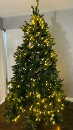 Artificial Christmas Tree with Warm White Lights