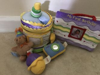 My first birthday baby Playset and photo album by baby fund