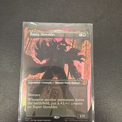 MTG Super Shredder Extended Art Card - Near Mint