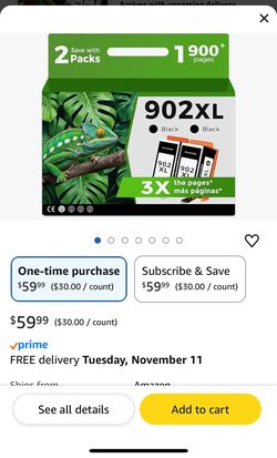 HP Lazerjet 902xl Printer Cartridges - 2 Black