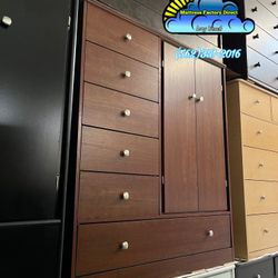 Pacoima Cherry Wardrobe Dresser Ropero Nuevo 