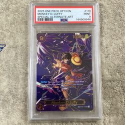 PSA 9 Monkey D Luffy