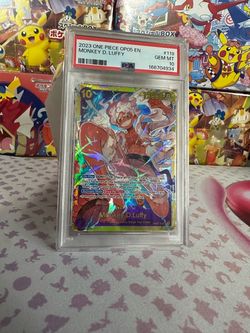 One piece Money D luffy Psa 10