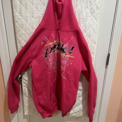 NEW Spider Worldwide x Young Thug Sp5der Pink Hoodie Medium 