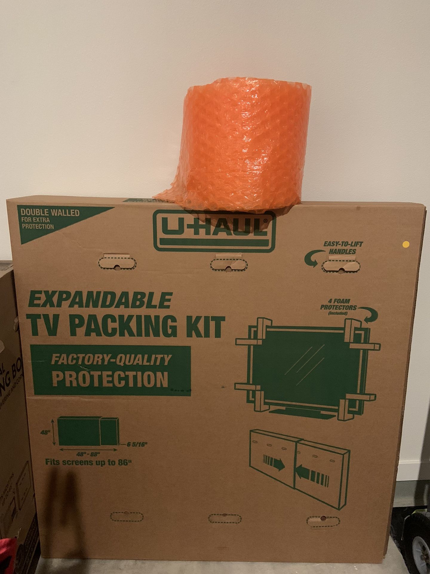 Double Walled  75” TV Moving Box