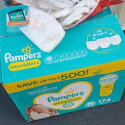 pamper huggies newborn baby diapers new Thumbnail
