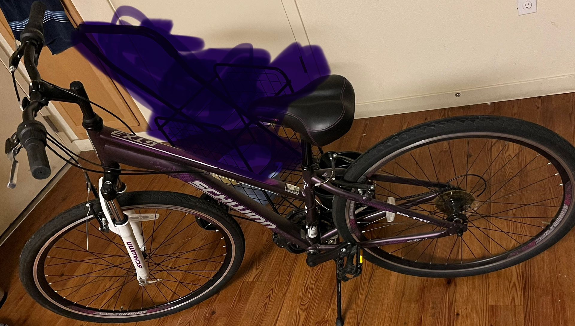 A Purple Females Schiwnn Bike 