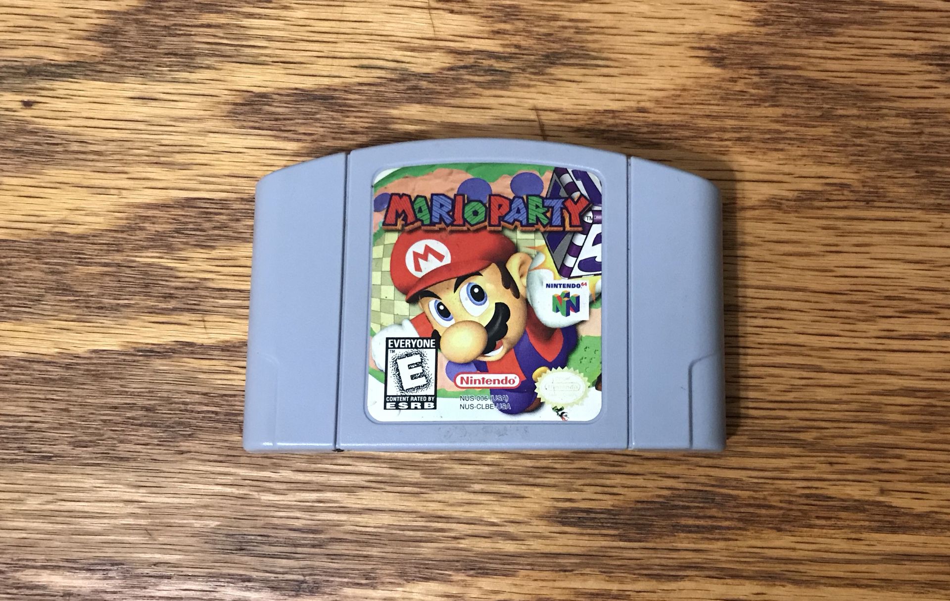 Mario Party 1 for Nintendo 64 video game console system n64 cartridge super bros brothers one