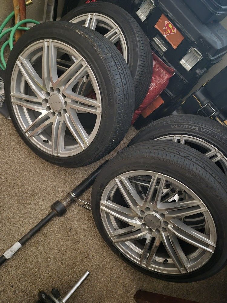 Universal Drag Rims And Tires Size 18