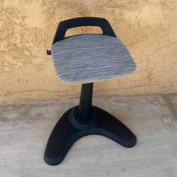 Alera Sit to Stand Perch Stool Black with Black Base AE35PSBK
