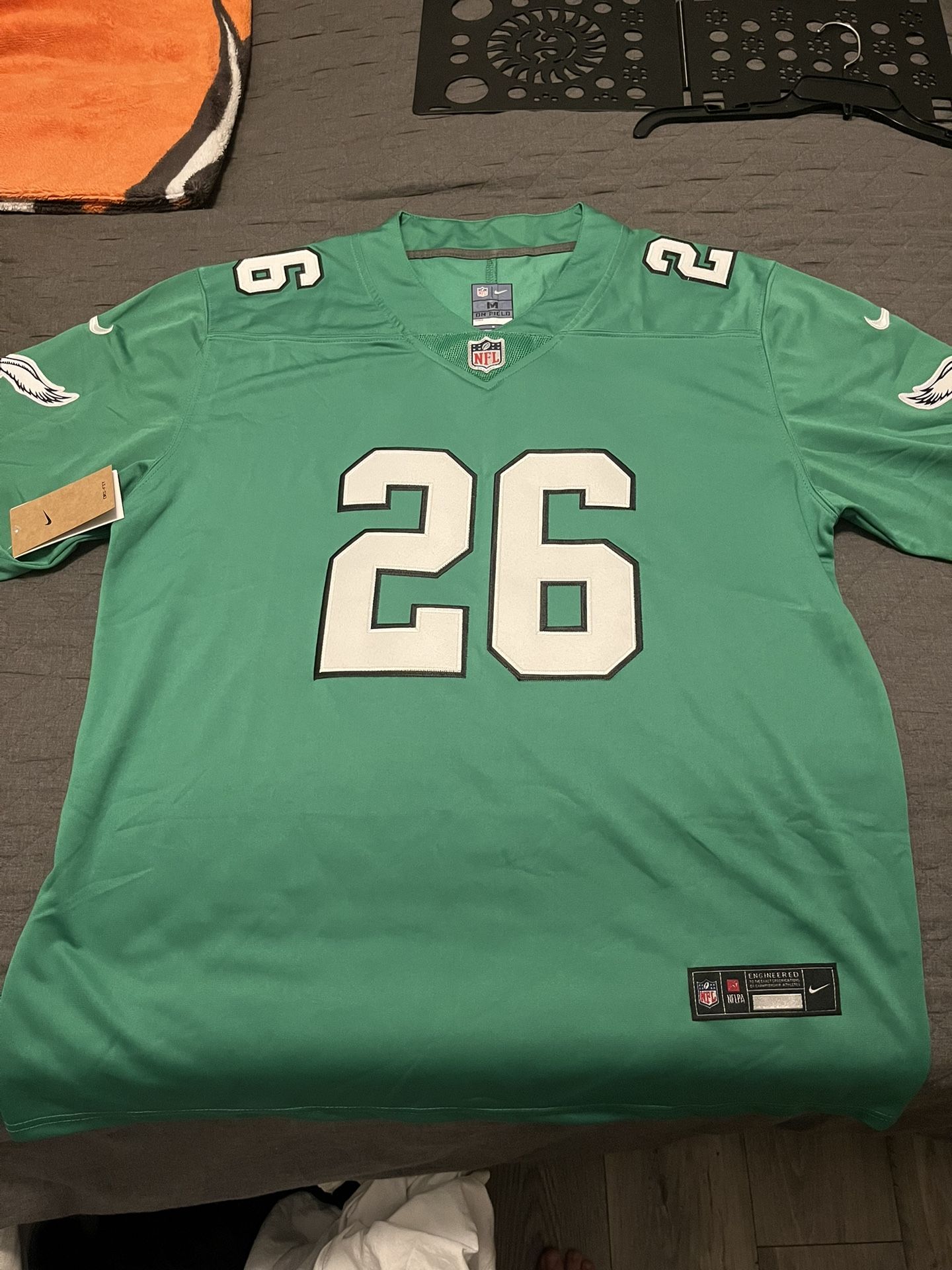 Men's Philadelphia Eagles Saquon Barkley Nike Kelly Green