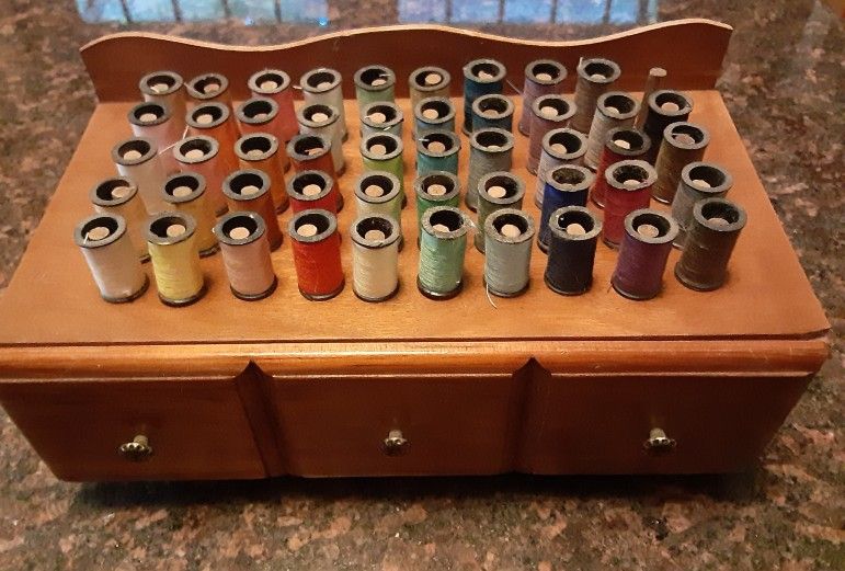 Antique Sewing Box
