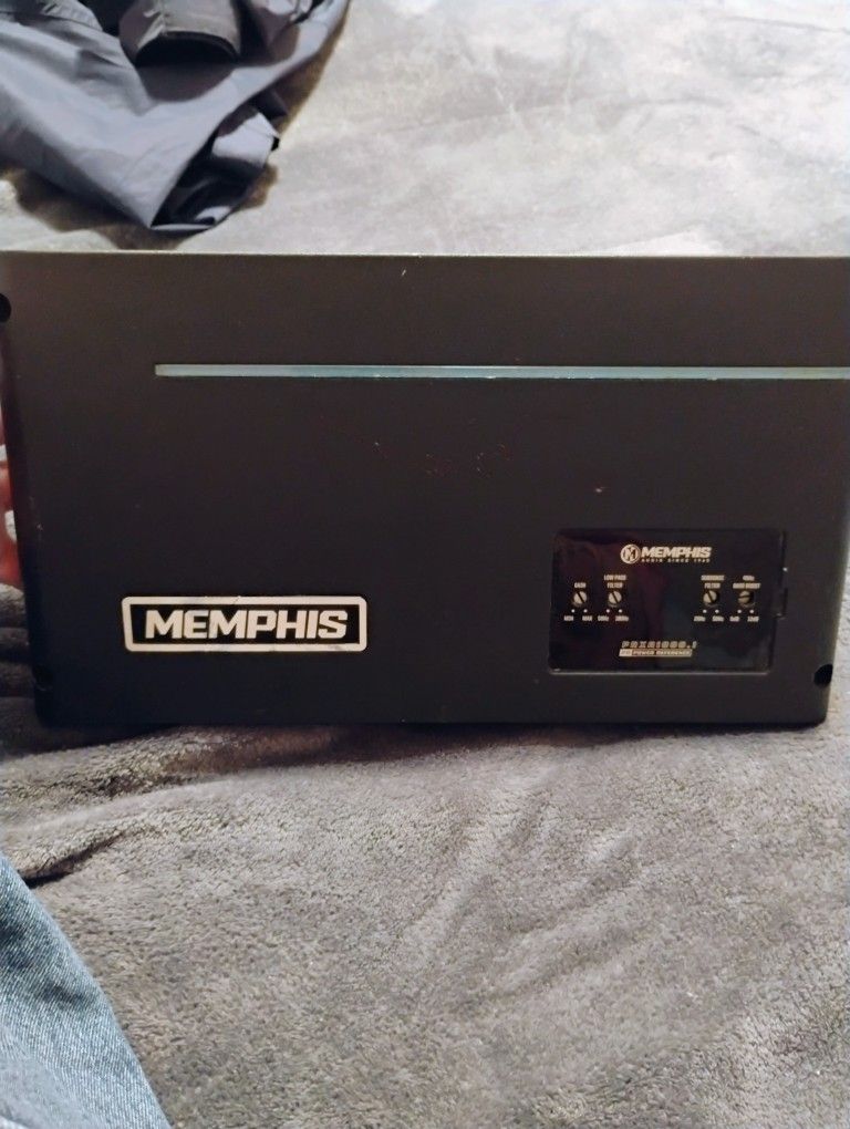 Memphis Audio PRXA1000.1 Power Reference Series Mono Subwoofer Amplifier.