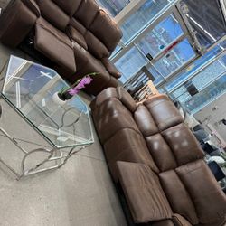 Manual Recliner Sofa Set 🤎🤎🤎