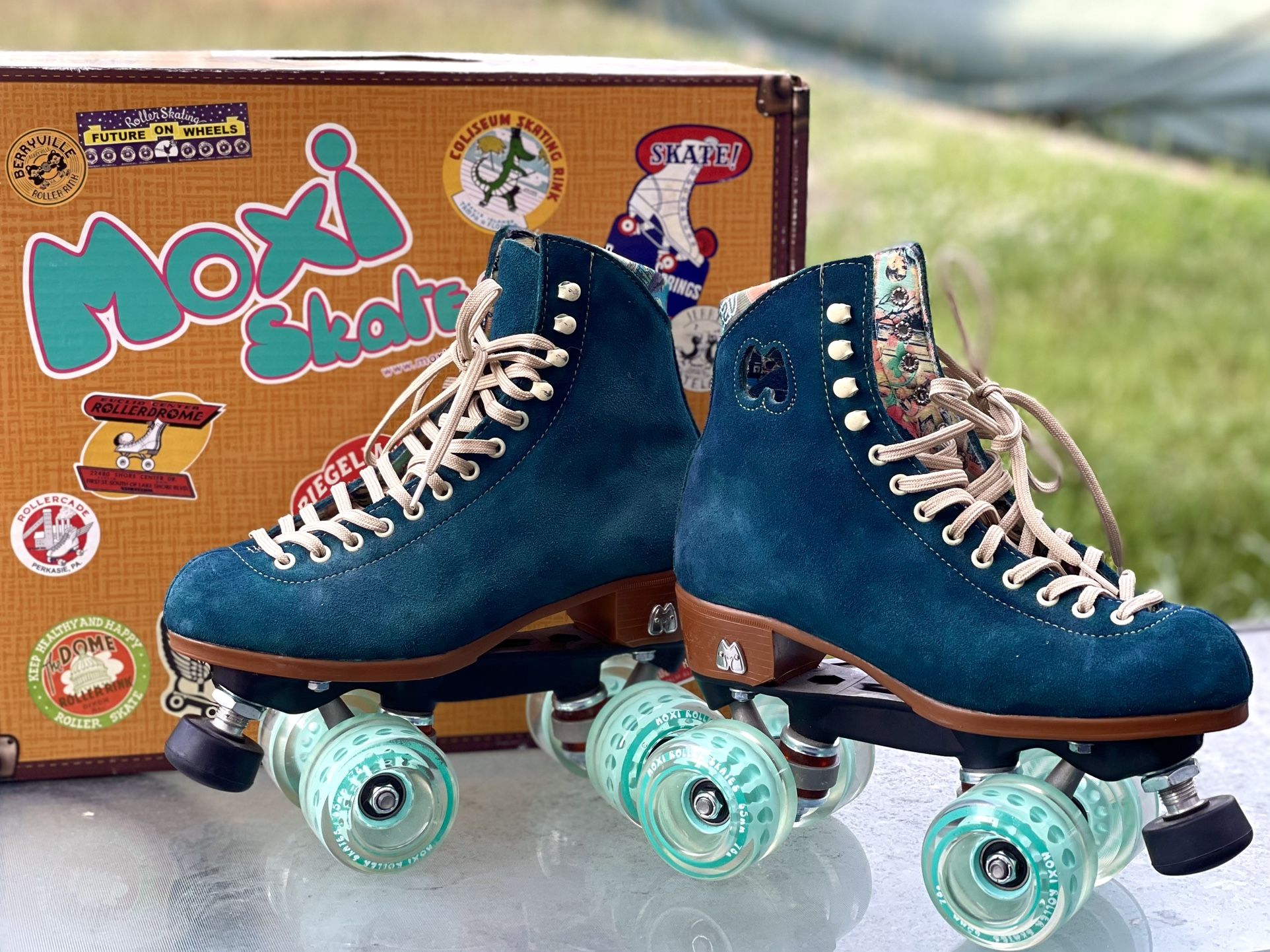 Size 6 Moxi Lolly Skates- Custom Dyed Color