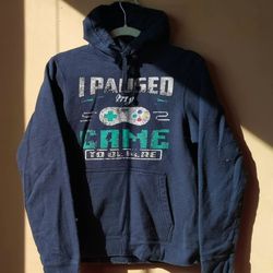 Game gamers Hoodie Sweatshirt long sleeve shirt top womens size S Small