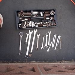 A Bag Of Sockets And Wrenches