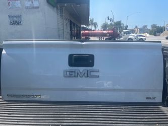 14-18 GMC SIERRA SILVERADO TAILGATE TAIL GATE FACTORY ASSEMBLY OEM WHITE