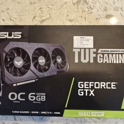 ASUS Nvidia GeForce GTX 1660 SUPER Gaming Graphics Video Card 