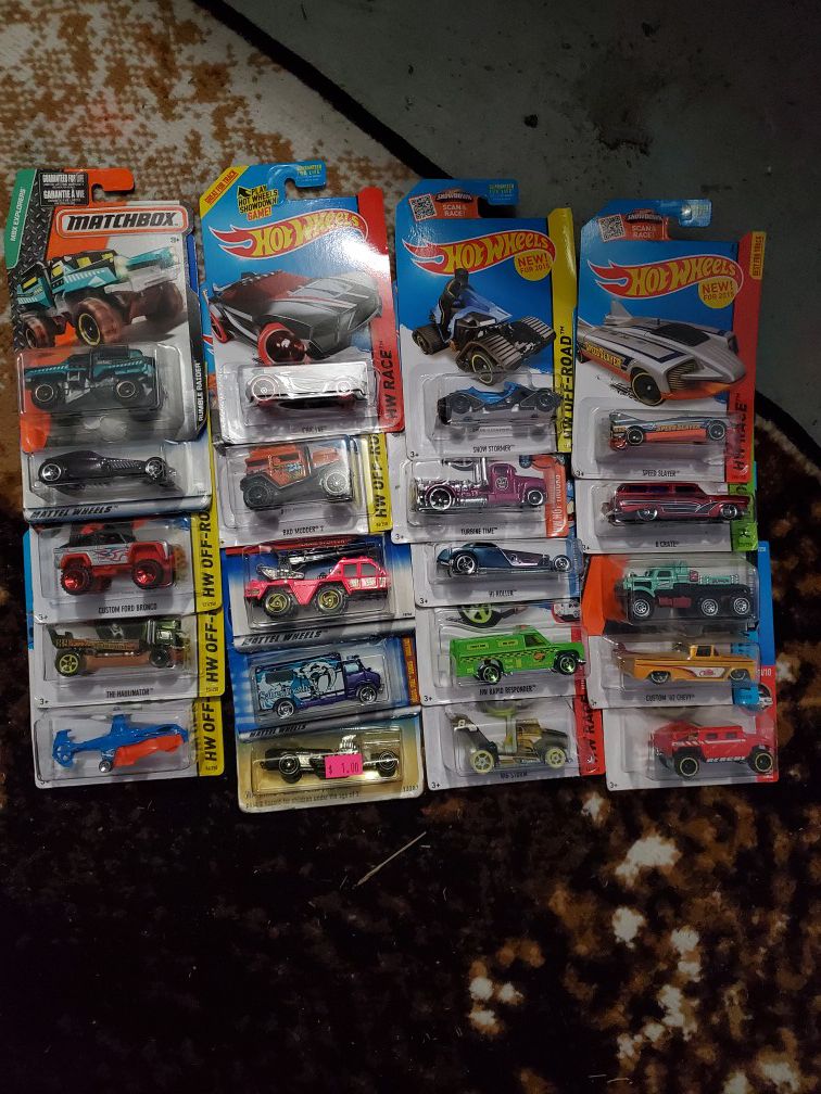 Hot wheels single cars 2 for $1