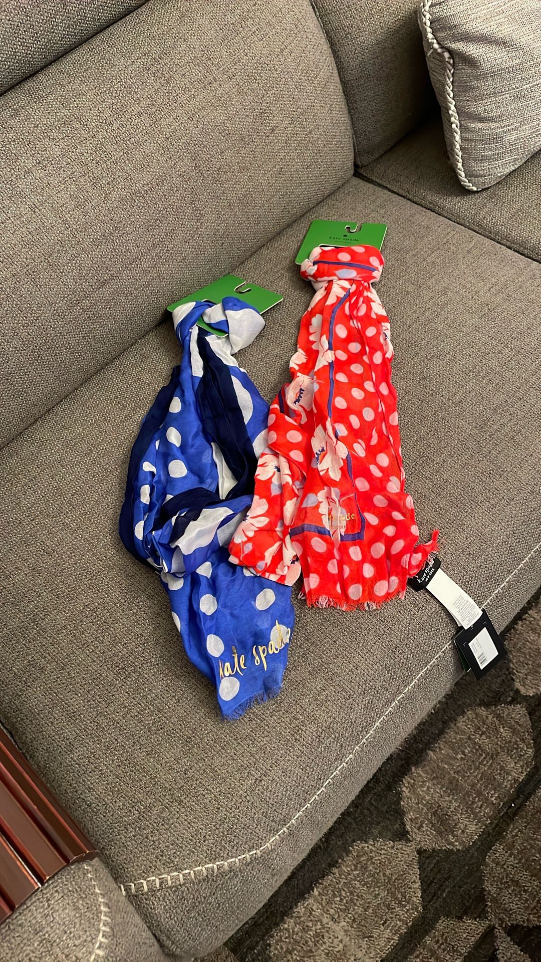 New Kate Spade Scarfs