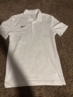 Nike Dri-FIT White Polo Shirt