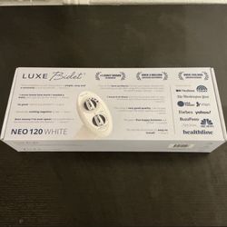 LUXE Bidet NEO 120 White Bidet Attachment Self-Clean Chrome Guard Adjustable. 2 For $30