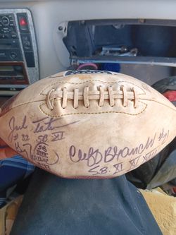 Raiders Autographed Football
