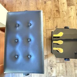 Adjustable Piano Bench And Pedal Extender 