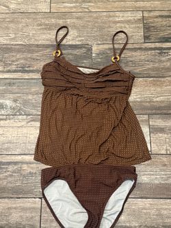 Two piece swim suit size 6