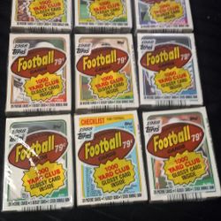 10 Cello Packs Of 1988 Topps Football , Not Baseball Cards