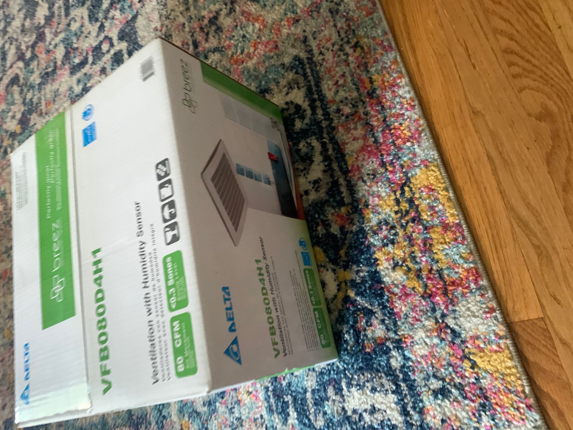 Delta ventilation with humidity sensor