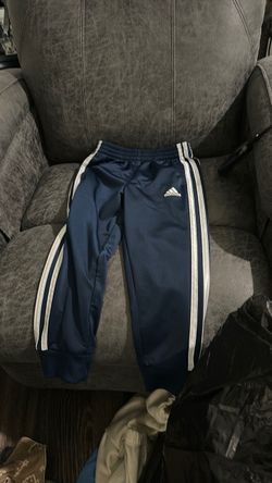 Adidas navy joggers boys size4