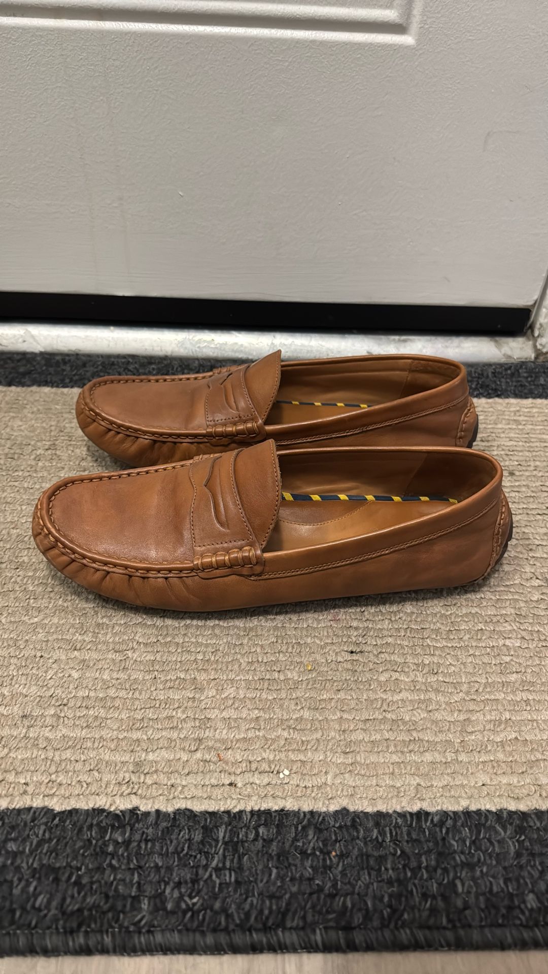 Polo Ralph Lauren Men's Anders Leather Penny Driver For Sale