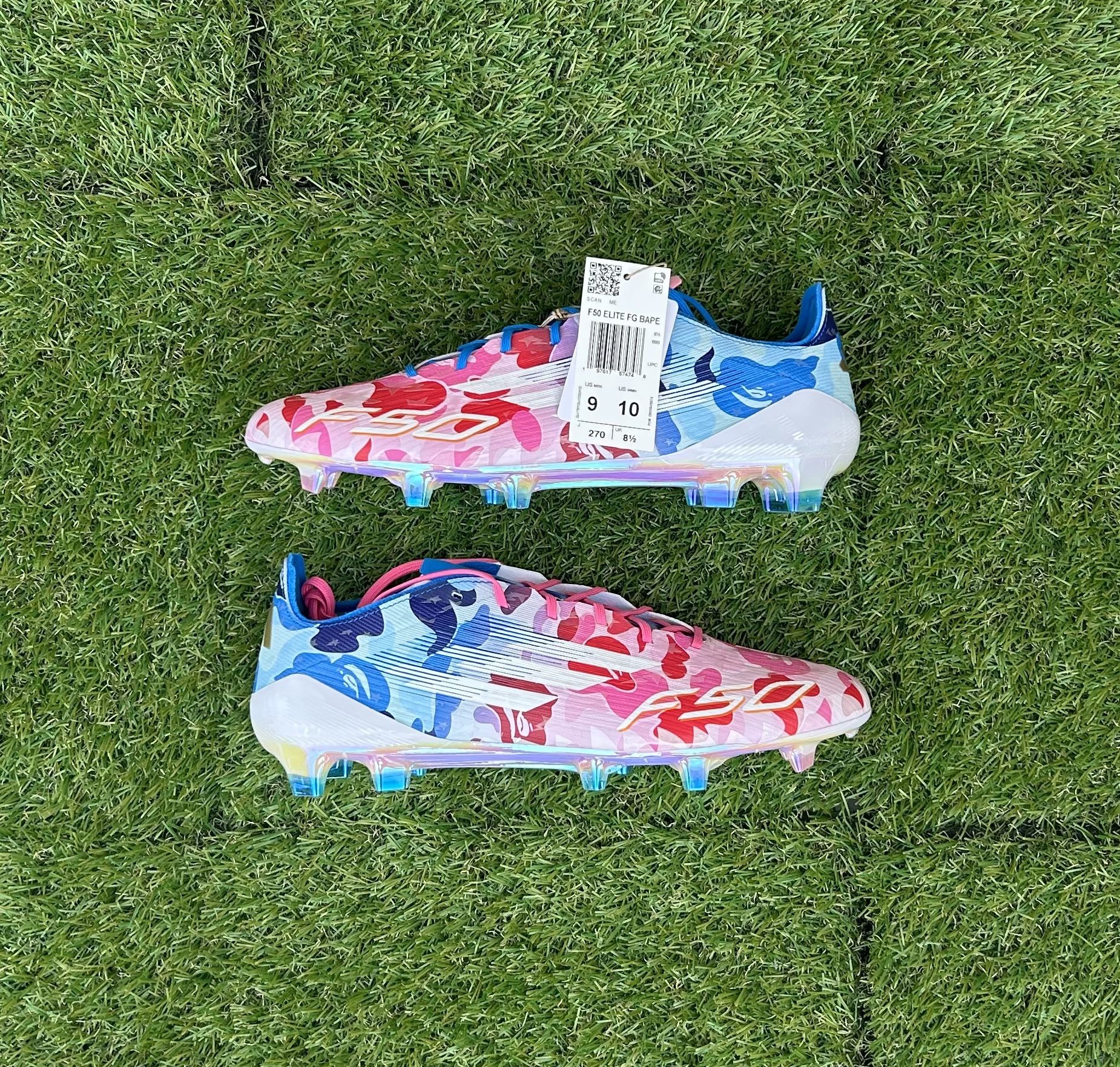 Bape X Adidas Authentic Men’s “F50s” Size 9 