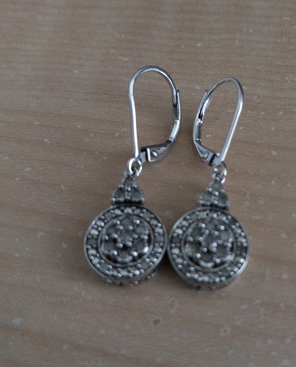 Beautiful Small Diamond Earrings