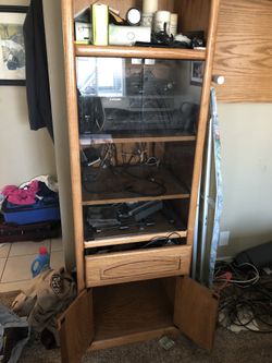 Entertainment center reduced