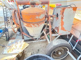 Cannon concrete mixer