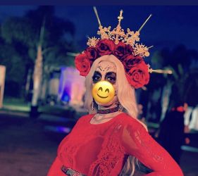 Dia De Los Muertos Custom Head Piece